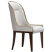 AICO Furniture Houston Assmebled Side Chair (Set of 2) in Walnut - Bargain Furniture (Detroit, MI)