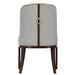 AICO Furniture Houston Assmebled Side Chair (Set of 2) in Walnut - Bargain Furniture (Detroit, MI)