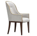 AICO Furniture Houston Assmebled Arm Chair in Walnut - Bargain Furniture (Detroit, MI)