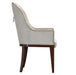 AICO Furniture Houston Assmebled Arm Chair in Walnut - Bargain Furniture (Detroit, MI)