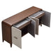 AICO Furniture Houston Sideboard in Walnut - Bargain Furniture (Detroit, MI)