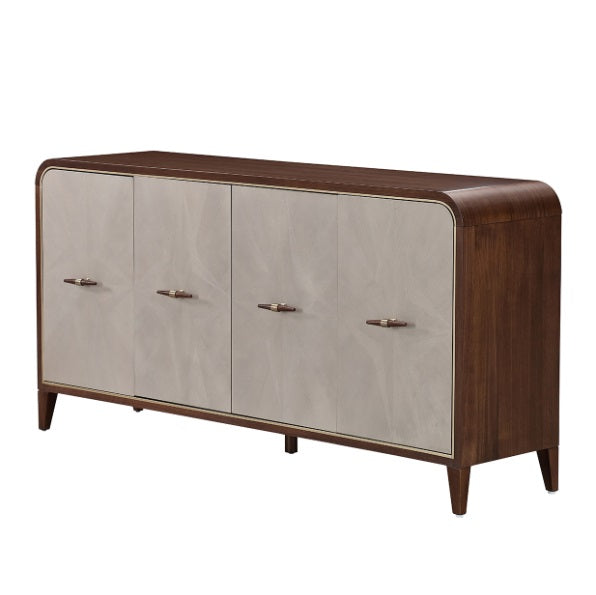 AICO Furniture Houston Sideboard in Walnut - Bargain Furniture (Detroit, MI)