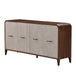 AICO Furniture Houston Sideboard in Walnut - Bargain Furniture (Detroit, MI)