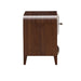 AICO Furniture Houston Small Nightstand in Walnut - Bargain Furniture (Detroit, MI)