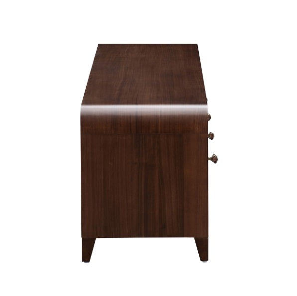 AICO Furniture Houston Media Cabinet in Walnut - Bargain Furniture (Detroit, MI)