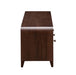 AICO Furniture Houston Media Cabinet in Walnut - Bargain Furniture (Detroit, MI)
