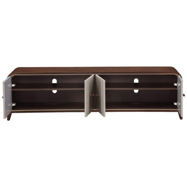 AICO Furniture Houston Media Cabinet in Walnut - Bargain Furniture (Detroit, MI)