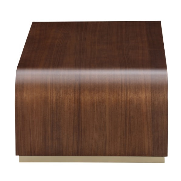AICO Furniture Houston Cocktail Table in Walnut - Bargain Furniture (Detroit, MI)