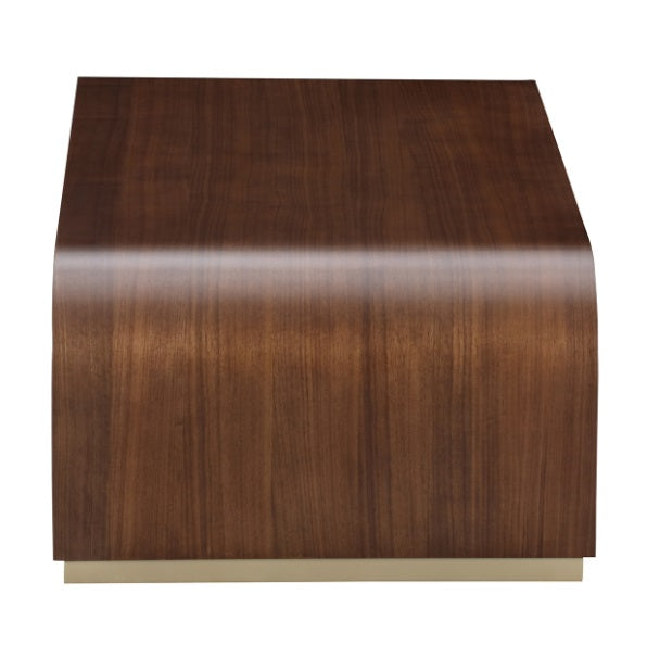 AICO Furniture Houston Cocktail Table in Walnut - Bargain Furniture (Detroit, MI)