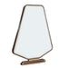AICO Furniture Houston Vanity Mirror in Walnut - Bargain Furniture (Detroit, MI)