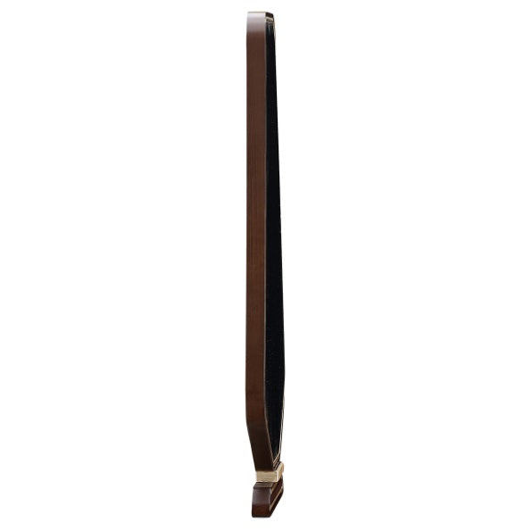 AICO Furniture Houston Vanity Mirror in Walnut - Bargain Furniture (Detroit, MI)