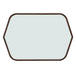 AICO Furniture Houston Wall Mirror in Walnut - Bargain Furniture (Detroit, MI)