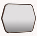 AICO Furniture Houston Wall Mirror in Walnut - Bargain Furniture (Detroit, MI)