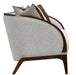 AICO Furniture Houston Sofa Pebble in Walnut - Bargain Furniture (Detroit, MI)