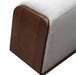 AICO Furniture Houston Accent Bench in Walnut - Bargain Furniture (Detroit, MI)