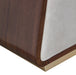 AICO Furniture Houston Accent Bench in Walnut - Bargain Furniture (Detroit, MI)