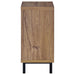 Teller 1-door Entryway Shoe Storage Cabinet Natural Oak - Bargain Furniture (Detroit, MI)