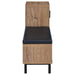 Teller 1-door Entryway Shoe Storage Cabinet Natural Oak - Bargain Furniture (Detroit, MI)