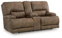 Beckley Place Power Reclining Loveseat with Console - Bargain Furniture (Detroit, MI)