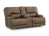 Beckley Place Power Reclining Loveseat with Console - Bargain Furniture (Detroit, MI)