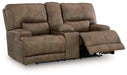 Beckley Place Power Reclining Loveseat with Console - Bargain Furniture (Detroit, MI)