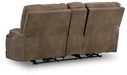 Beckley Place Power Reclining Loveseat with Console - Bargain Furniture (Detroit, MI)