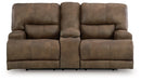 Beckley Place Power Reclining Loveseat with Console - Bargain Furniture (Detroit, MI)