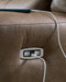 Beckley Place Power Reclining Loveseat with Console - Bargain Furniture (Detroit, MI)