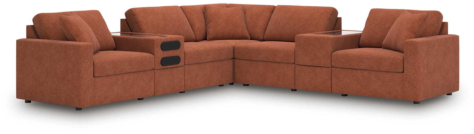 Modmax Balanced Sectional with Audio and Storage Consoles - Bargain Furniture (Detroit, MI)