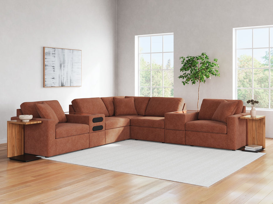 Modmax Balanced Sectional with Audio and Storage Consoles - Bargain Furniture (Detroit, MI)