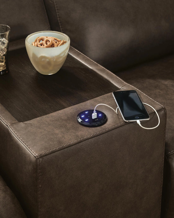 ModZ Power Reclining Sectional with Audio Consoles