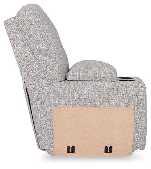 Acklen Place Power Reclining Sectional with Chaise - Bargain Furniture (Detroit, MI)