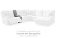 Acklen Place Power Reclining Sectional with Chaise - Bargain Furniture (Detroit, MI)