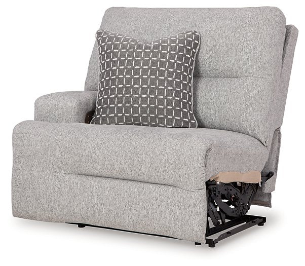 Acklen Place Power Reclining Sectional with Chaise - Bargain Furniture (Detroit, MI)