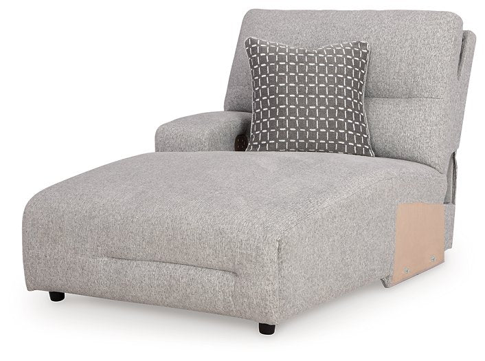 Acklen Place Power Reclining Sectional with Chaise - Bargain Furniture (Detroit, MI)