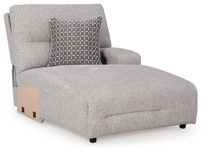 Acklen Place Power Reclining Sectional with Chaise - Bargain Furniture (Detroit, MI)