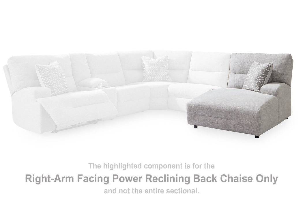 Acklen Place Power Reclining Sectional with Chaise - Bargain Furniture (Detroit, MI)