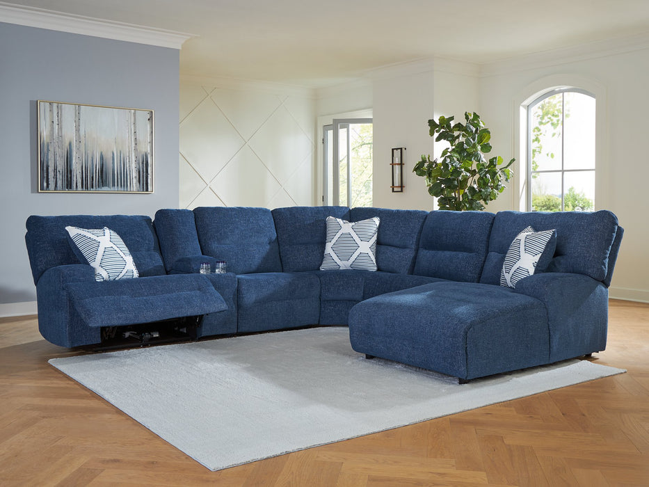 Acklen Place Power Reclining Sectional with Chaise - Bargain Furniture (Detroit, MI)