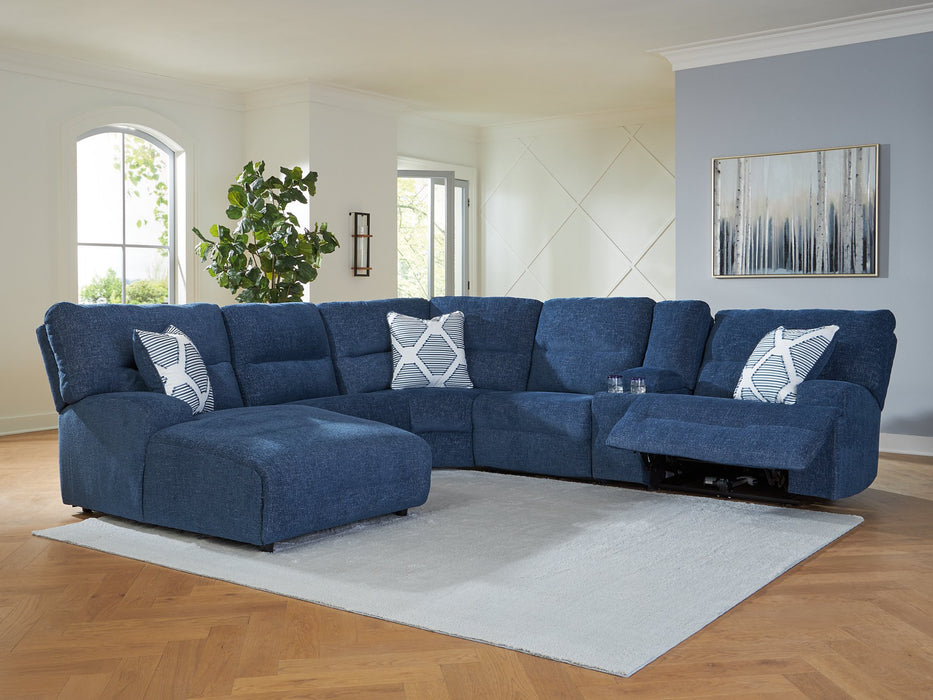 Acklen Place Power Reclining Sectional with Chaise - Bargain Furniture (Detroit, MI)