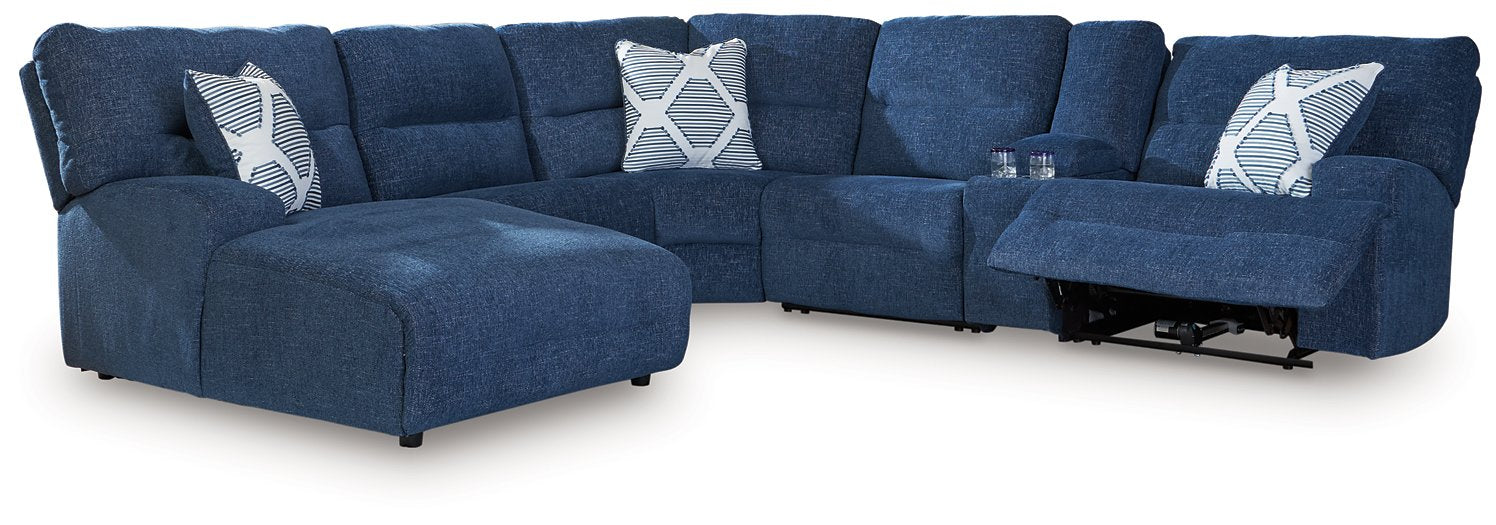 Acklen Place Power Reclining Sectional with Chaise - Bargain Furniture (Detroit, MI)