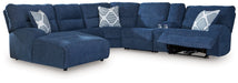 Acklen Place Power Reclining Sectional with Chaise - Bargain Furniture (Detroit, MI)