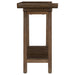Ornelas 46-inch Console Table with Slatted Shelf Mango Brown - Bargain Furniture (Detroit, MI)