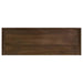 Ornelas 46-inch Console Table with Slatted Shelf Mango Brown - Bargain Furniture (Detroit, MI)