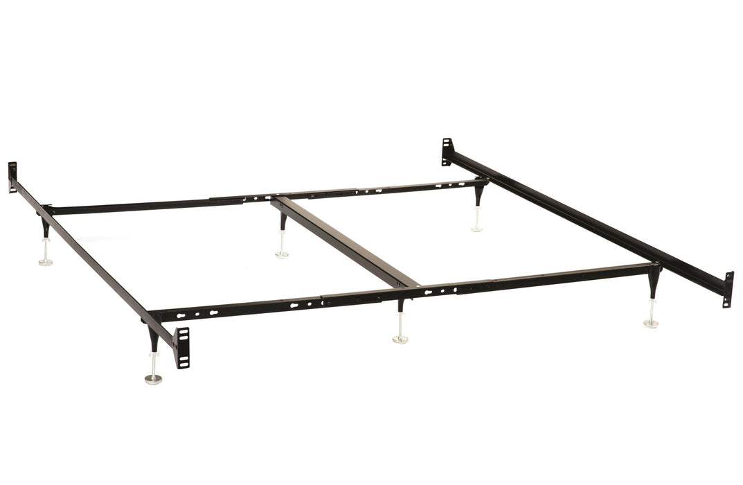 Esme California King, E.King, Queen, Twin Over Full Bed Frame Black - Bargain Furniture (Detroit, MI)