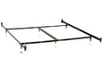Esme California King, E.King, Queen, Twin Over Full Bed Frame Black - Bargain Furniture (Detroit, MI)