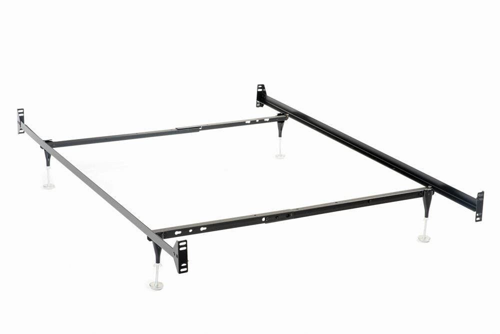 Esme California King, E.King, Queen, Twin Over Full Bed Frame Black - Bargain Furniture (Detroit, MI)