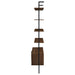 Owens 3-piece 96-inch Wall Mounted Bookshelf Set Walnut - Bargain Furniture (Detroit, MI)