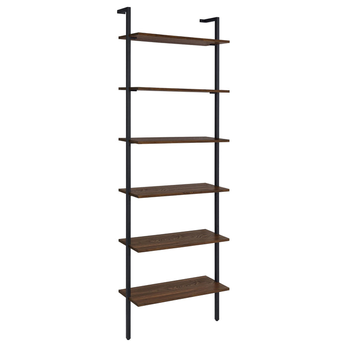 Owens 3-piece 96-inch Wall Mounted Bookshelf Set Walnut - Bargain Furniture (Detroit, MI)