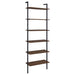 Owens 3-piece 96-inch Wall Mounted Bookshelf Set Walnut - Bargain Furniture (Detroit, MI)