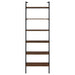 Owens 3-piece 96-inch Wall Mounted Bookshelf Set Walnut - Bargain Furniture (Detroit, MI)